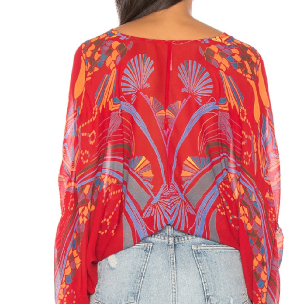 Free People Patterned Blouse - Picture 4 of 7